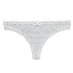 Arizona Body Cotton with Lace Thong