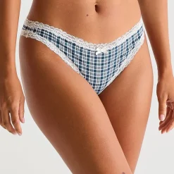 Arizona Body Cotton with Lace Thong