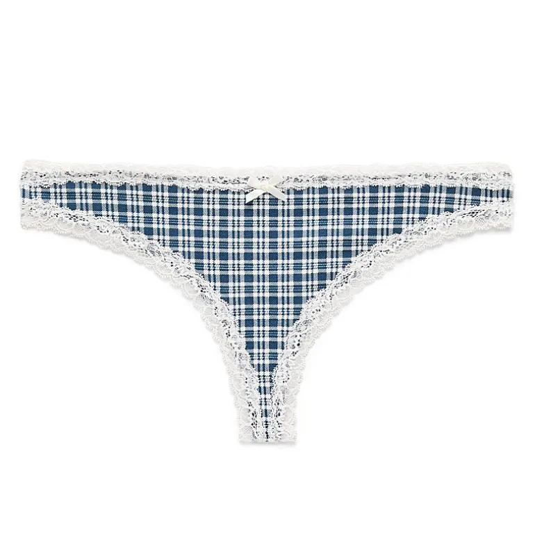 Arizona Body Cotton with Lace Thong