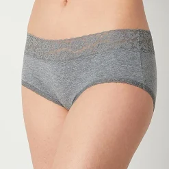 Arizona Body Cotton with Lace Boyshort Panty