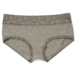 Arizona Body Cotton with Lace Boyshort Panty