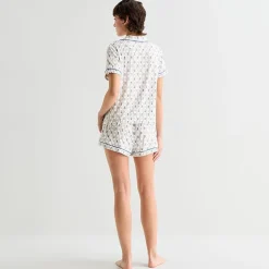 Arizona Body Womens Short Sleeve 2-pc. Juniors Pajama Set