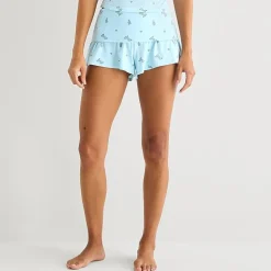 Arizona Cloud Kissed Womens Juniors Pajama Shorts