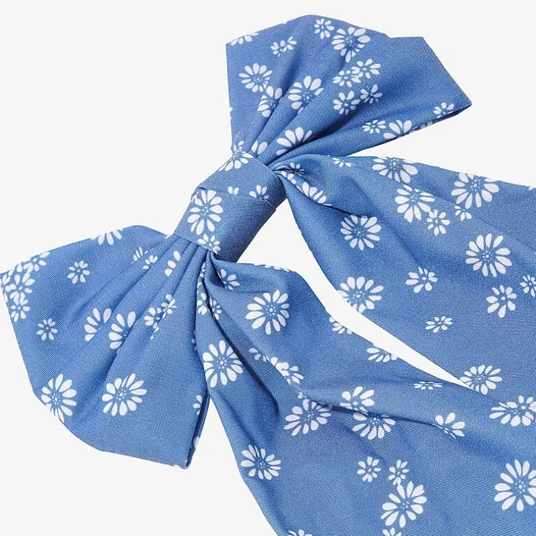 Arizona Floral Denim Hair Bow