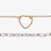 Arizona Gold Tone Womens 4-pc. Bracelet Set