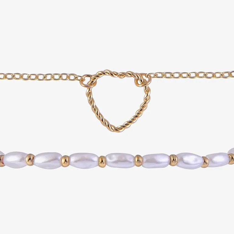 Arizona Gold Tone Womens 4-pc. Bracelet Set