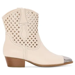 Arizona Jean Co Womens Garland Stacked Heel Cowboy Boots