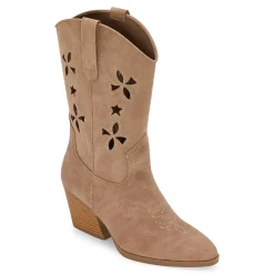 Arizona Jean Co Womens Venus Stacked Heel Cowboy Boots