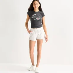 Arizona Juniors Womens Mid Rise Juniors Jogger Short