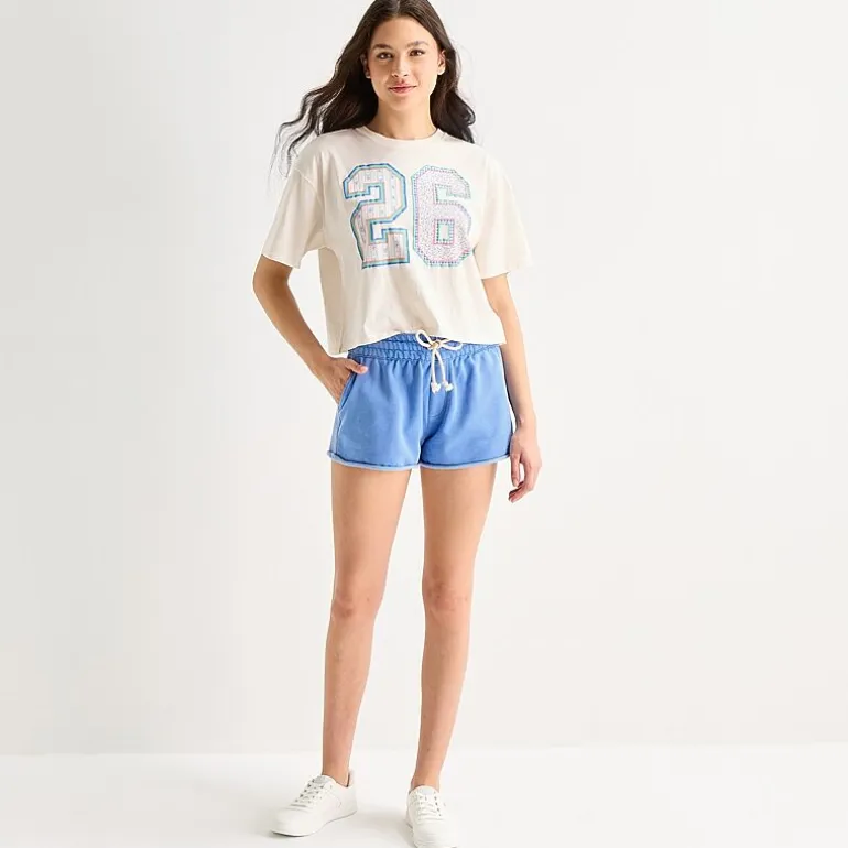 Arizona Juniors Womens Mid Rise Juniors Jogger Short