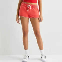 Arizona Juniors Womens Mid Rise Juniors Jogger Short