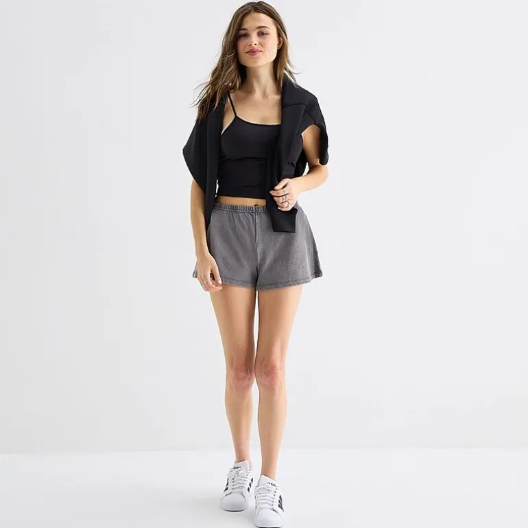 Arizona Juniors Womens Mid Rise Juniors Shortie Short