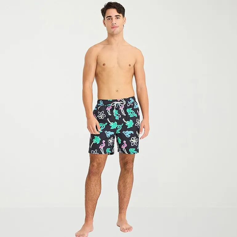 Arizona Mens 6 1/2" Animal Swim Trunks