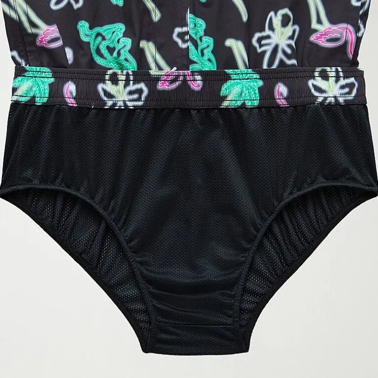 Arizona Mens 6 1/2" Animal Swim Trunks