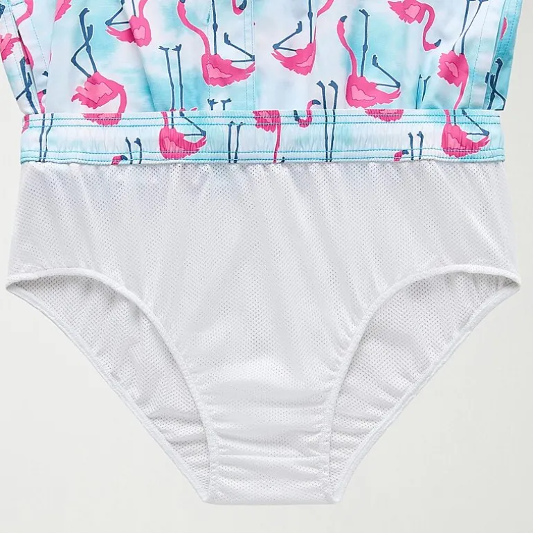 Arizona Mens 6 1/2" Animal Swim Trunks
