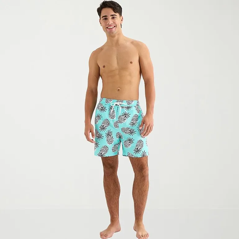 Arizona Mens 6 1/2" Animal Swim Trunks