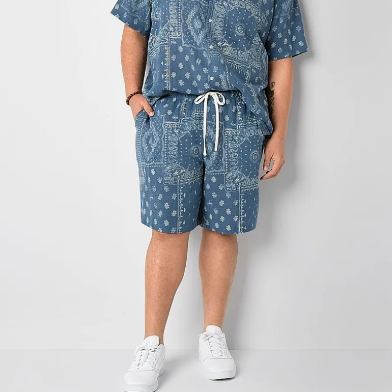 Arizona 8 1/2"& 9 1/2" Mens Big and Tall Pull-On Short