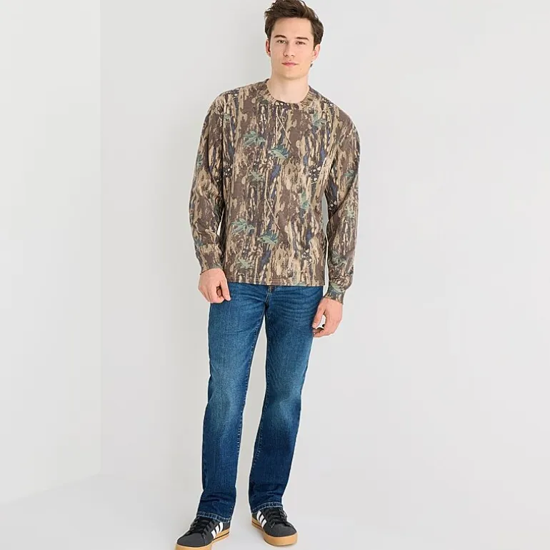 Arizona Mens Crew Neck Long Sleeve T-Shirt
