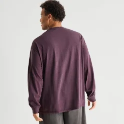Arizona Mens Crew Neck Long Sleeve Big and Tall T-Shirt