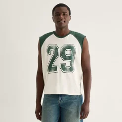 Arizona Mens Crew Neck Short Sleeve Muscle T-Shirt