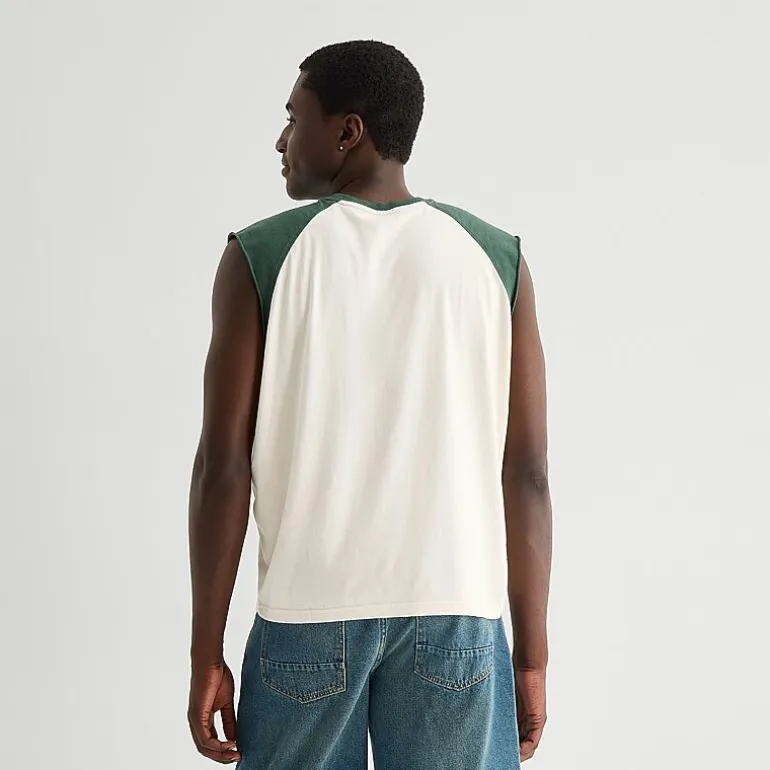 Arizona Mens Crew Neck Short Sleeve Muscle T-Shirt