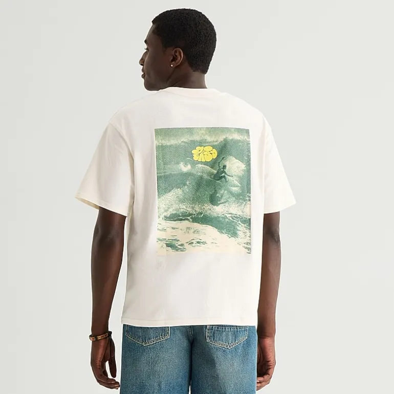 Arizona Mens Crew Neck Short Sleeve Boxy Fit Graphic T-Shirt