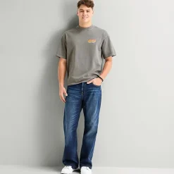 Arizona Mens Crew Neck Short Sleeve Boxy Fit Graphic T-Shirt