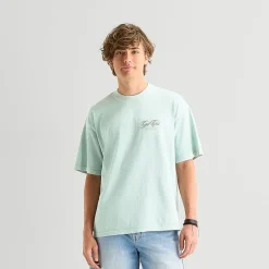 Arizona Mens Crew Neck Short Sleeve Boxy Fit Graphic T-Shirt
