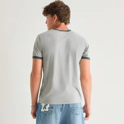 Arizona Mens Crew Neck Short Sleeve Slim Fit Graphic T-Shirt