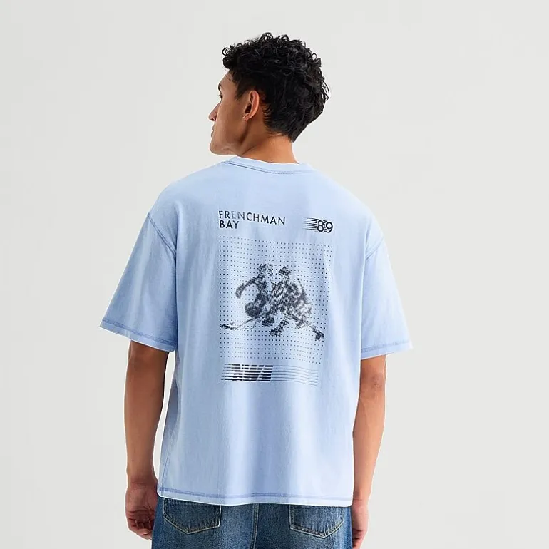 Arizona Mens Crew Neck Short Sleeve Relaxed Fit Graphic T-Shirt