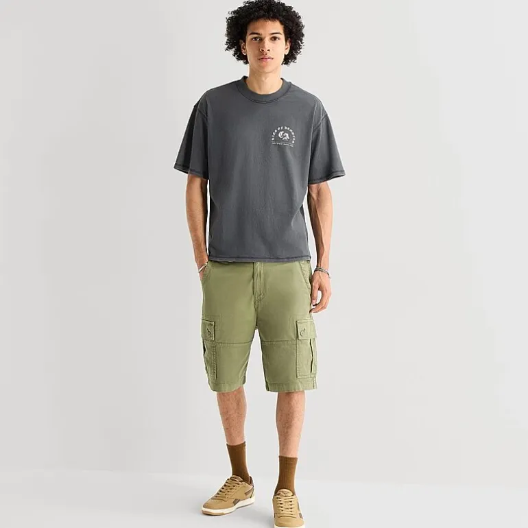 Arizona Mens Crew Neck Short Sleeve Boxy Fit Graphic T-Shirt