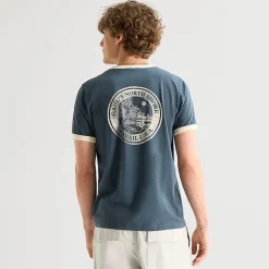 Arizona Mens Crew Neck Short Sleeve Slim Fit Graphic T-Shirt