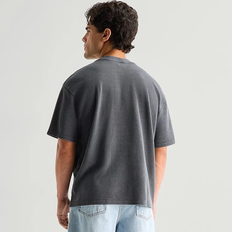 Arizona Mens Crew Neck Short Sleeve Boxy Fit Graphic T-Shirt