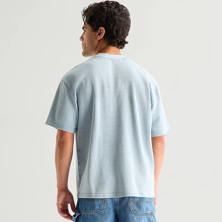 Arizona Mens Crew Neck Short Sleeve Boxy Fit Graphic T-Shirt