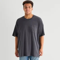 Arizona Mens Crew Neck Short Sleeve Big and Tall T-Shirt