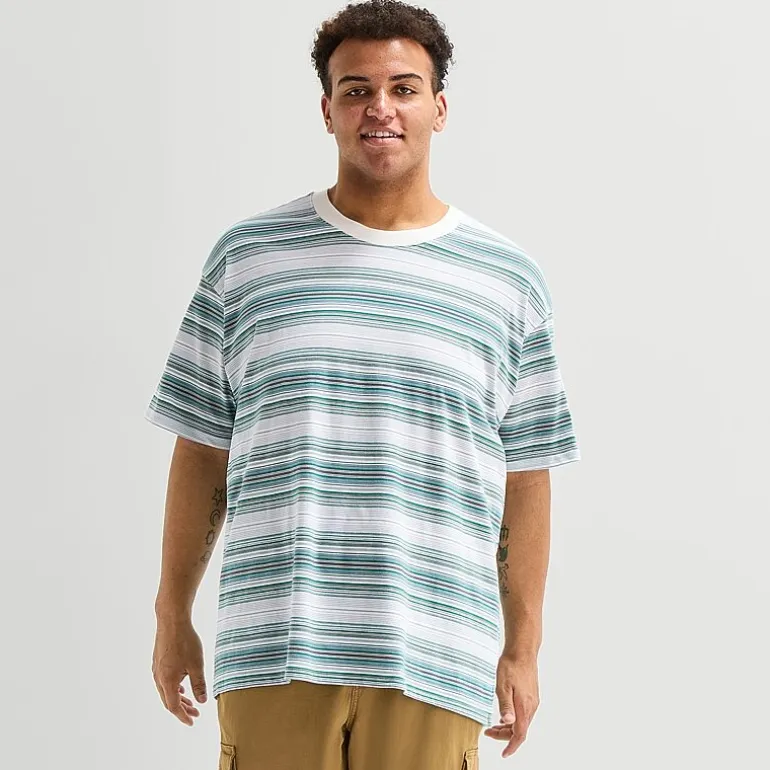 Arizona Mens Crew Neck Short Sleeve Big and Tall T-Shirt