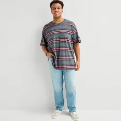 Arizona Mens Crew Neck Short Sleeve Big and Tall T-Shirt