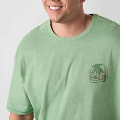 Arizona Mens Crew Neck Short Sleeve Adaptive Classic Fit Big and Tall Graphic T-Shirt