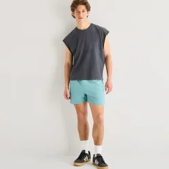 Arizona Mens Crew Neck Sleeveless Muscle T-Shirt