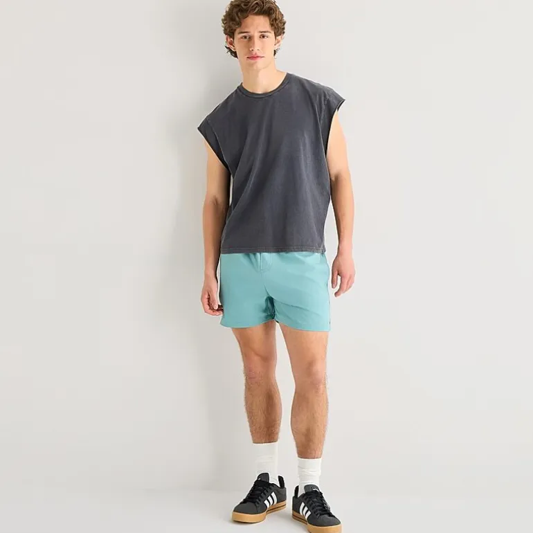Arizona Mens Crew Neck Sleeveless Muscle T-Shirt