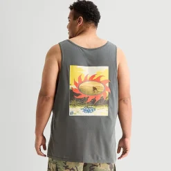 Arizona Mens Crew Neck Sleeveless Big and Tall Tank Top