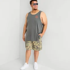 Arizona Mens Crew Neck Sleeveless Big and Tall Tank Top