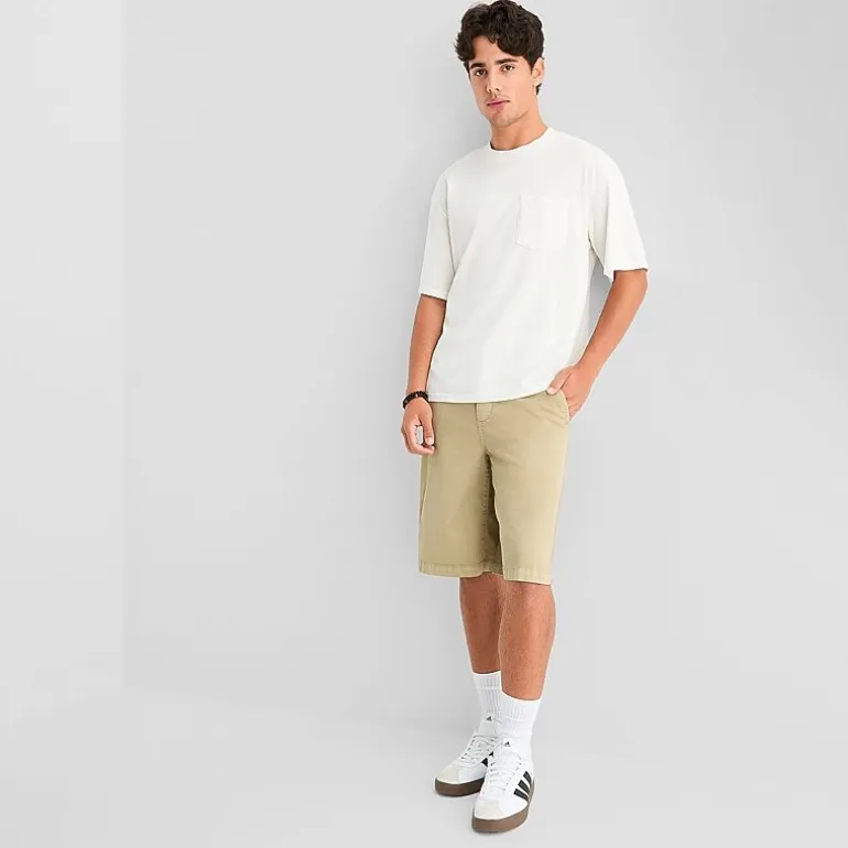 Arizona Mens 12" Drawstring Waist Chino Short