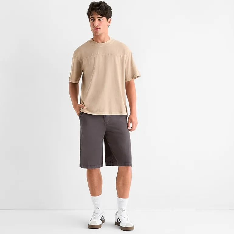 Arizona Mens 12" Drawstring Waist Chino Short