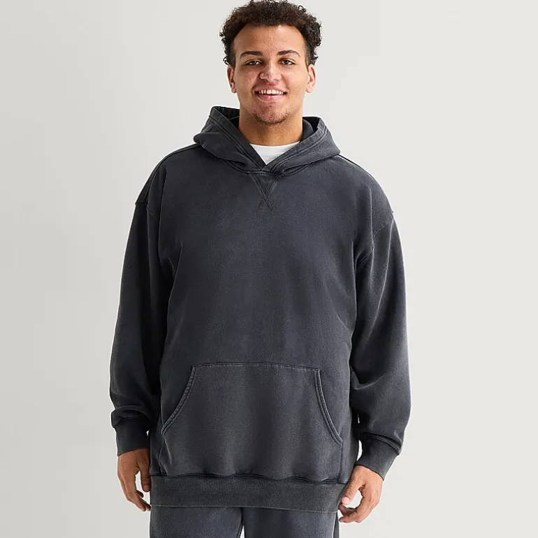 Arizona Mens Long Sleeve Fleece Big and Tall Hoodie