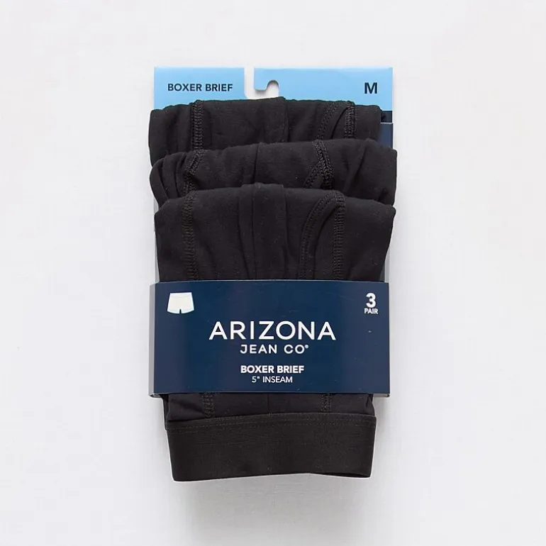 Arizona Mens 3 Pack Boxer Briefs 379140
