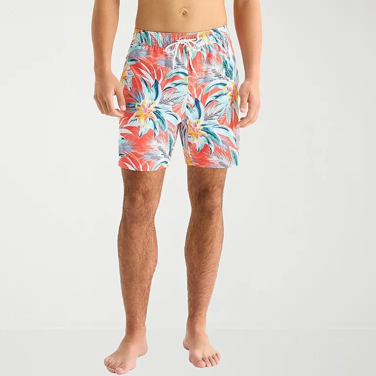 Arizona Mens 6 1/2" Patchwork Swim Trunks