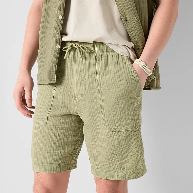 Arizona 8 1/2" Mens Relaxed Fit Pull-On Short