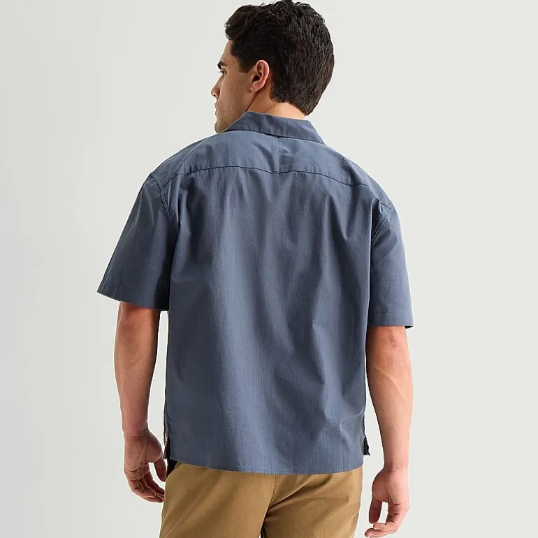 Arizona Mens Short Sleeve Regular Fit Button-Down Shirt