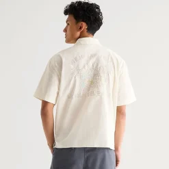 Arizona Mens Short Sleeve Regular Fit Button-Down Shirt